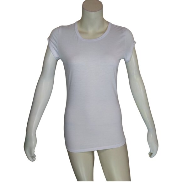 Women White Short Sleeve Shirt - Picture 1 of 1